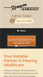 Mobile Screenshot of kenyonaudiology.com